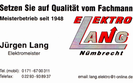 Foto von Jürgen Lang Foto von Jürgen Lang