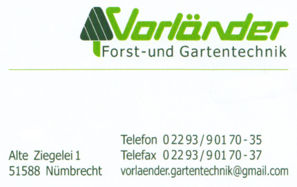 Foto von Vorländer Forst- und Gartentechnik Foto von Vorländer Forst- und Gartentechnik